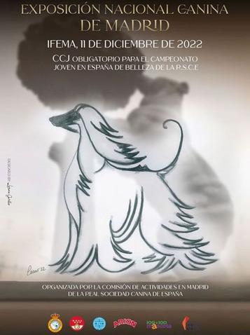 cartel exposición canina