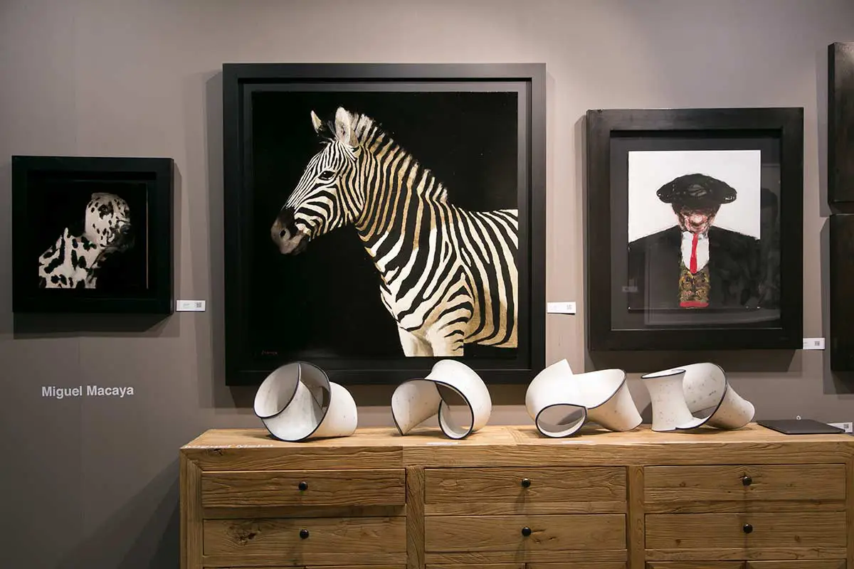 Zebra painting