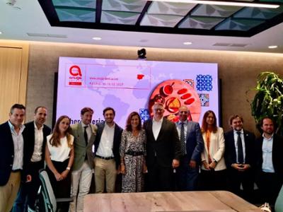 Comité Organizador de Anuga Select Ibérica 2027 durante una reunión de trabajo del sector alimentario.