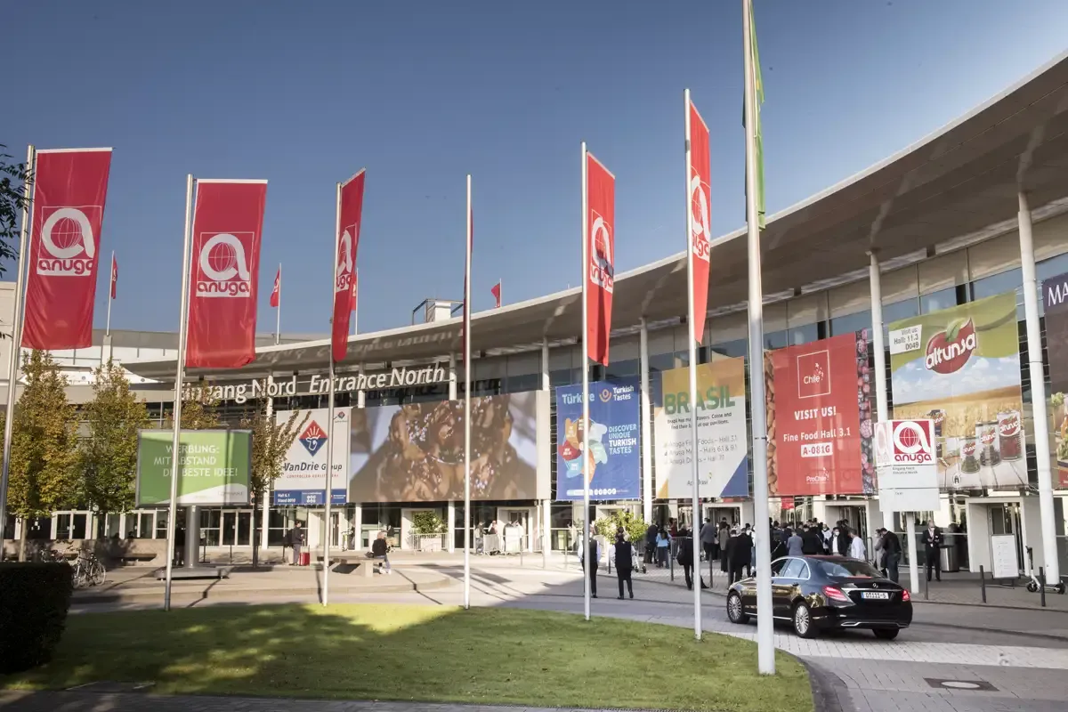 Entrance to the ANUGA venue