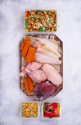 various frozen products