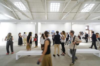 partial view of the exhibition hall