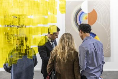 Partial view of the stand at ARCOmadrid 2025