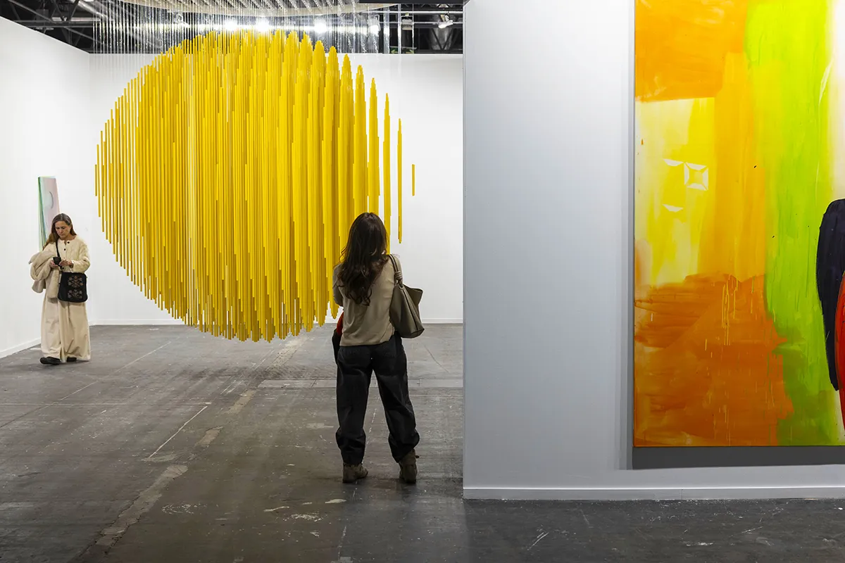 Foto de cuadros en exposicion de ARCOmadrid