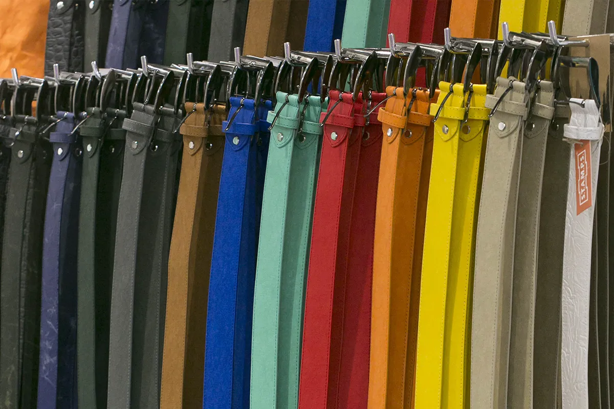 Coloured bracelets on show at Bisutex