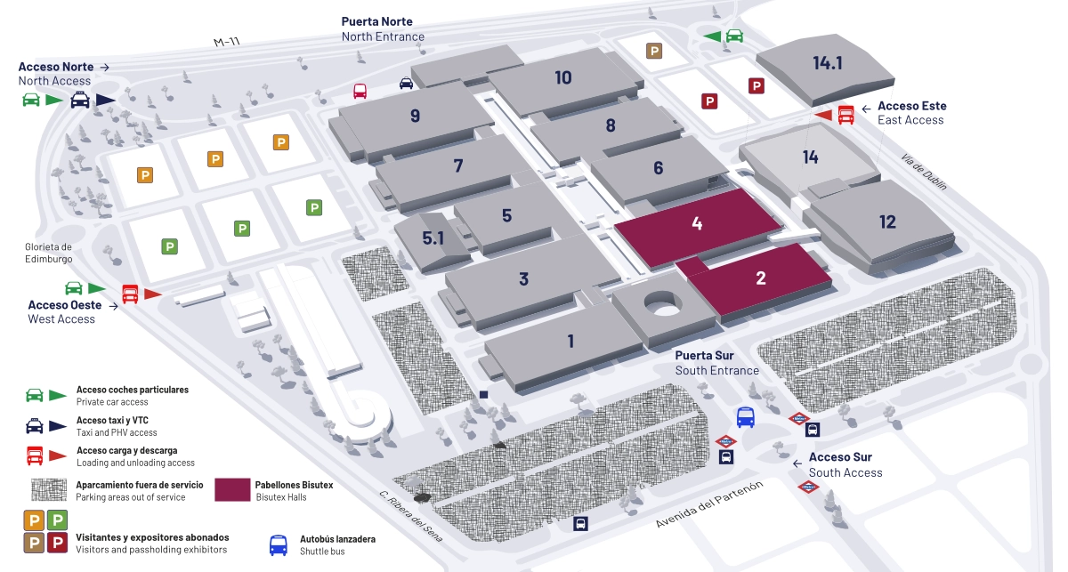 Plano Parking Ifema