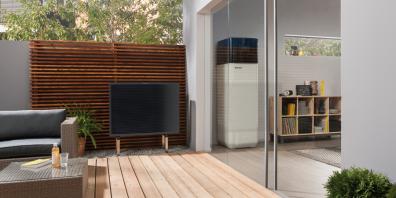 Bomba de calor en una vivienda