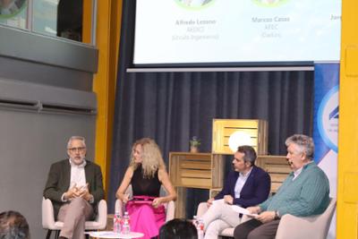 Four speakers at the conference organized by AFEC and AEDICI