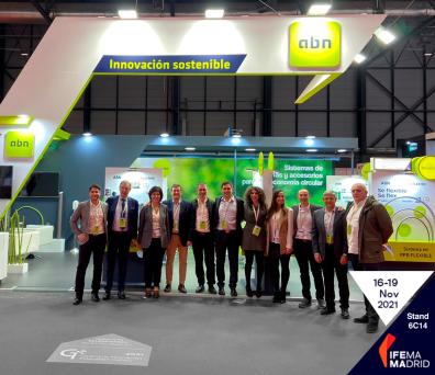 ABN team at the booth of the C&R fair