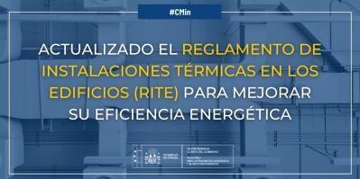 Government message about updating the RITE to improve its energy efficiency
