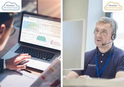 One person operating the Panasonic Smart Multisite Control