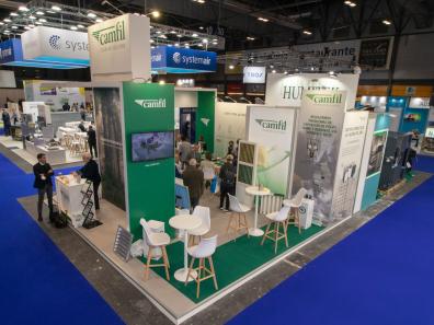 Camfil stand at the latest edition of the Air Conditioning and Refrigeration fair