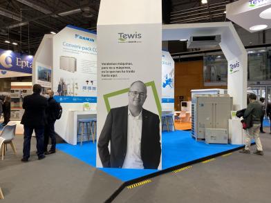 Tewis stand at C&R 2021