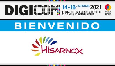 Hisarnox, dedicada a la personalización mediante sublimación y tránsfer textil, presente en Digicom’21