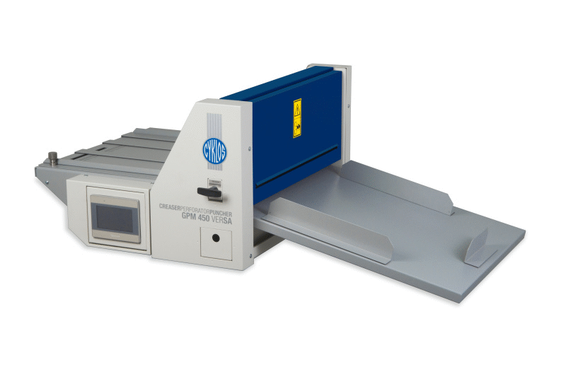 Maquina de hendido y perforado semiautomatica GPM 450 Versa