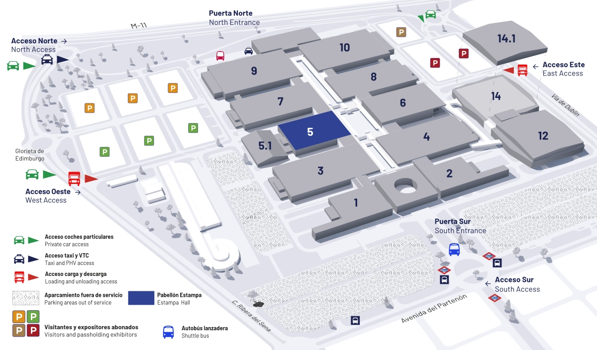 Plano Parking Ifema