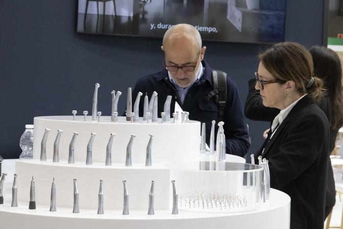 aspecto parcial stand en feria