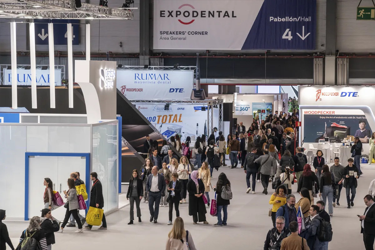 Visualización del pabellón de la feria.