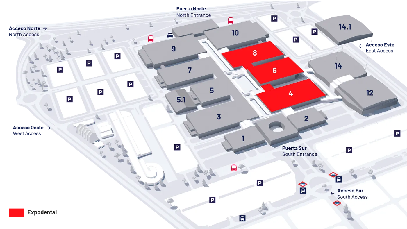 Expodental - IFEMA MADRID map