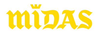 logo MIDAS en amarillo