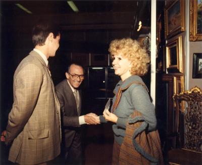 Visita a Feriarte la Duquesa de Alba en el año 1982