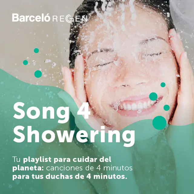 Cara de mujer duchándose en FITURnext