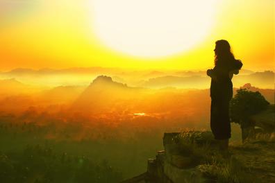 woman traveling