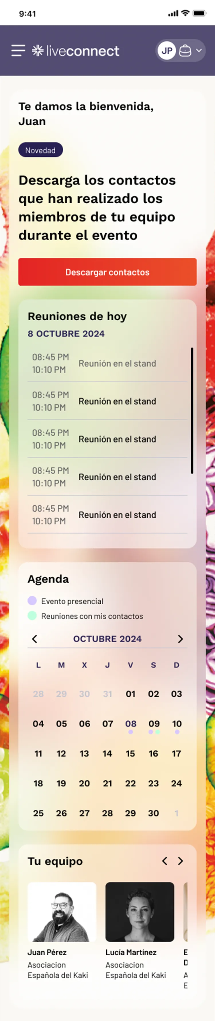 Liveconnect user capture