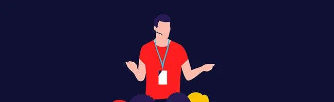 Ilustración de expositores