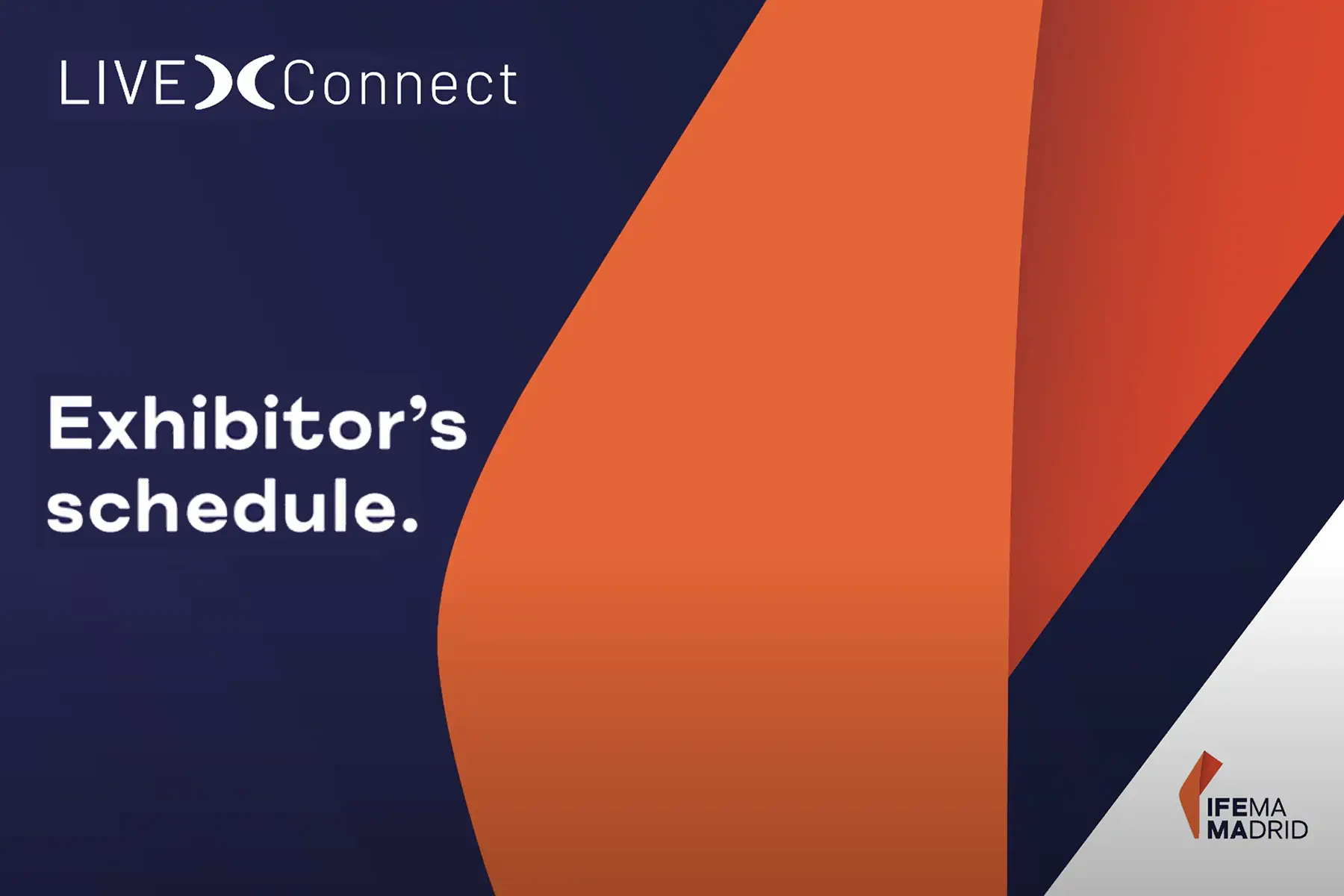 Live Connect exhibitor agenda ing