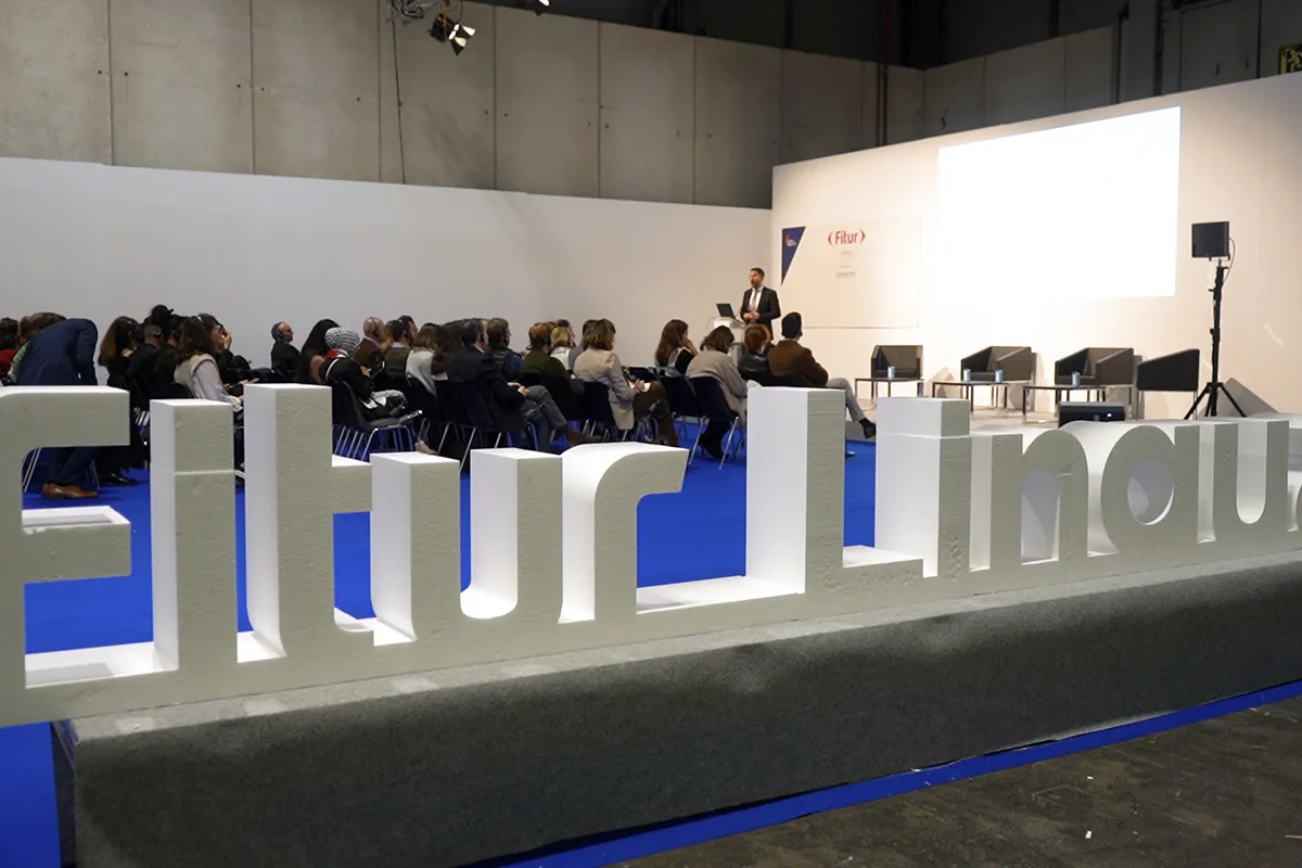 FITUR Lingua conference and 3d logo