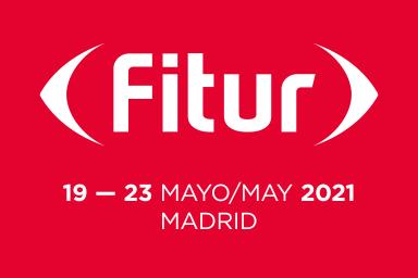 FITUR 2021 logo announcing its dates from May 19 to 23