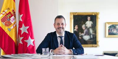 Mariano de Paco Serrano, consejero de Cultura, Turismo y Deporte de la Comunidad de Madrid.