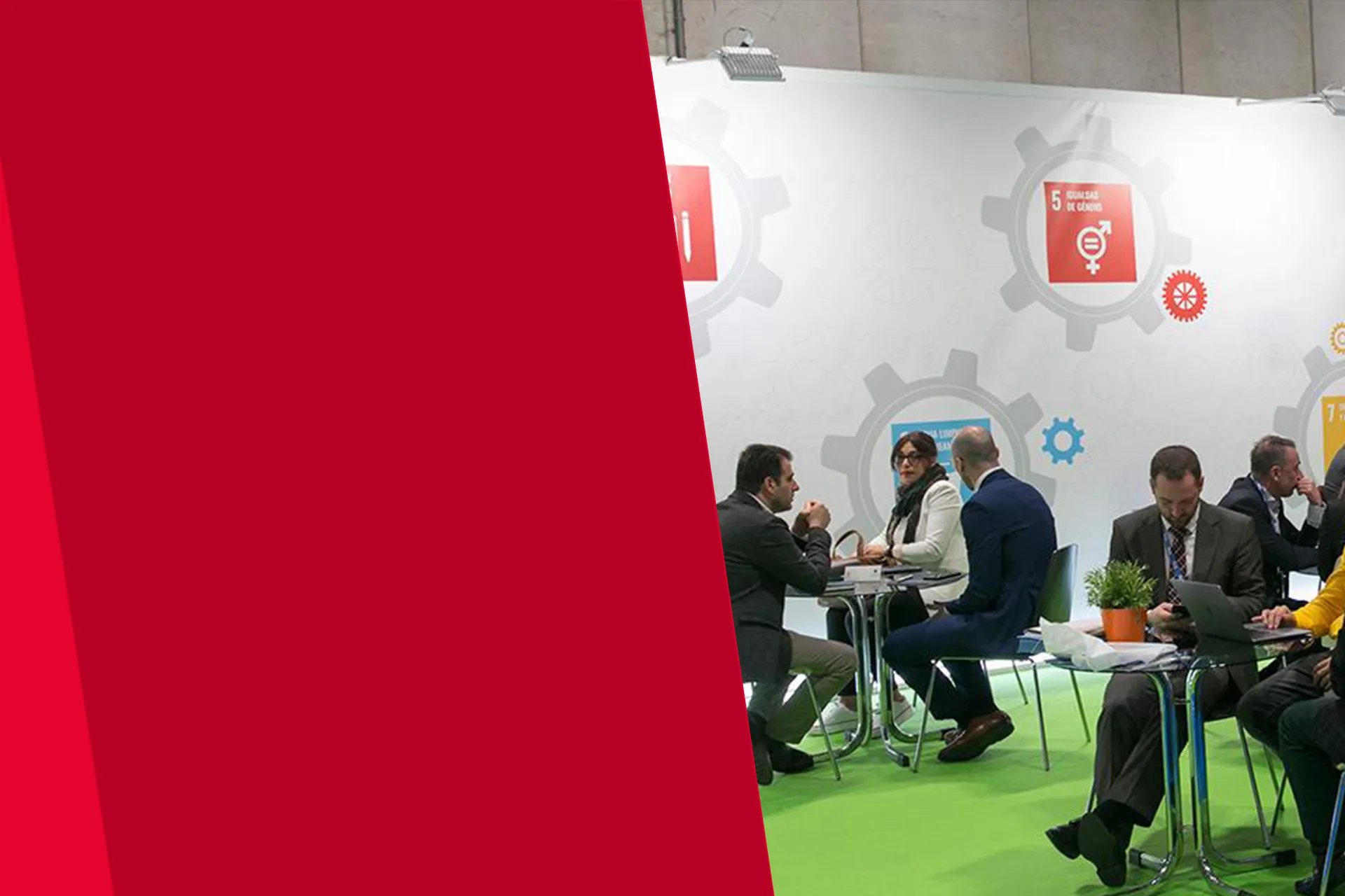 People seated at tables 4