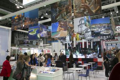 Stand en la pasada edición de FITUR con diferentes propuestas de viajes