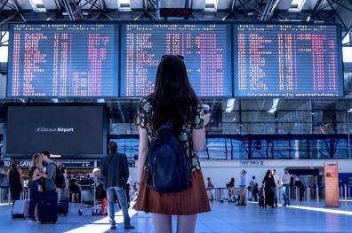 Turismo en un aeropuerto