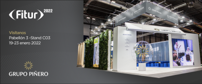 vista stand Grupo Piñero con localizacion en FITUR 2022