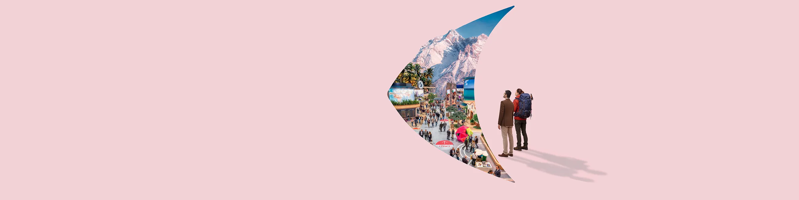 Hombre y mujer Fitur 2026