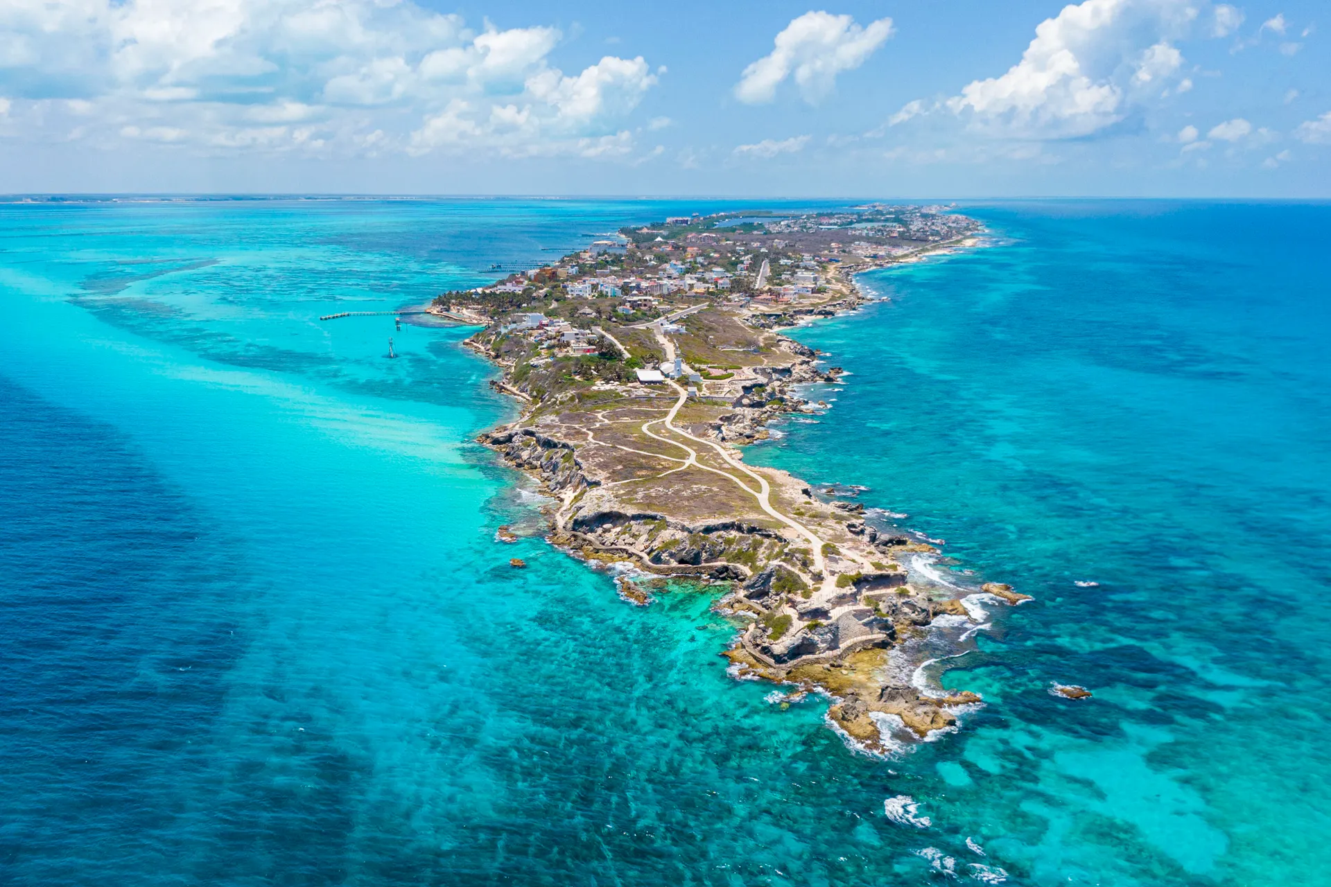 Isla de aguas azul turquesa en costa de Méjico Fitur 2026