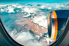 vistas desde el avión