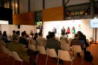 speakers in a fair conference