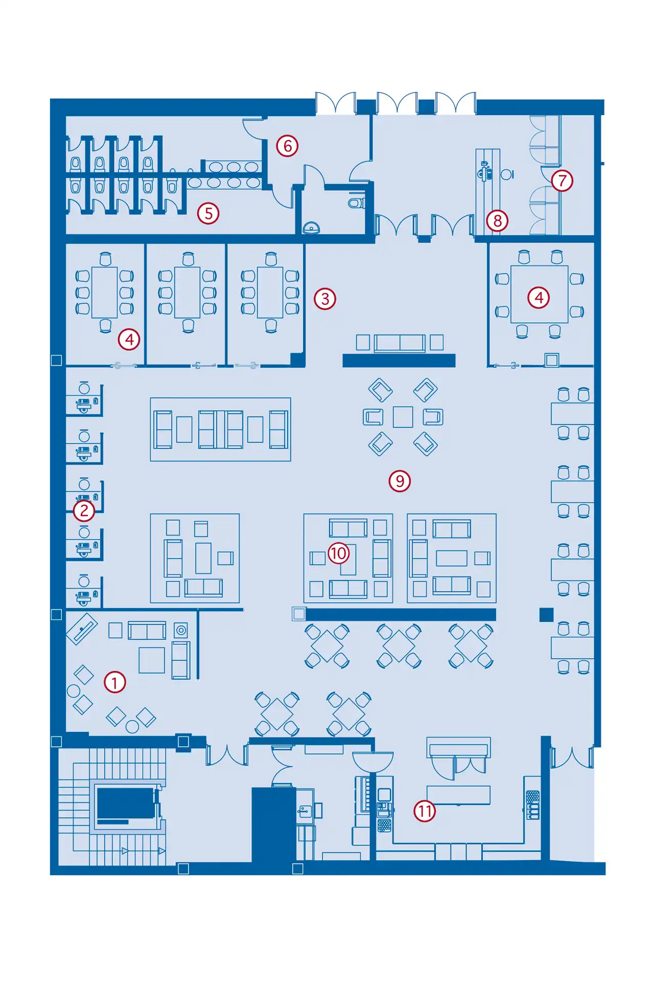 Business Centre floor map