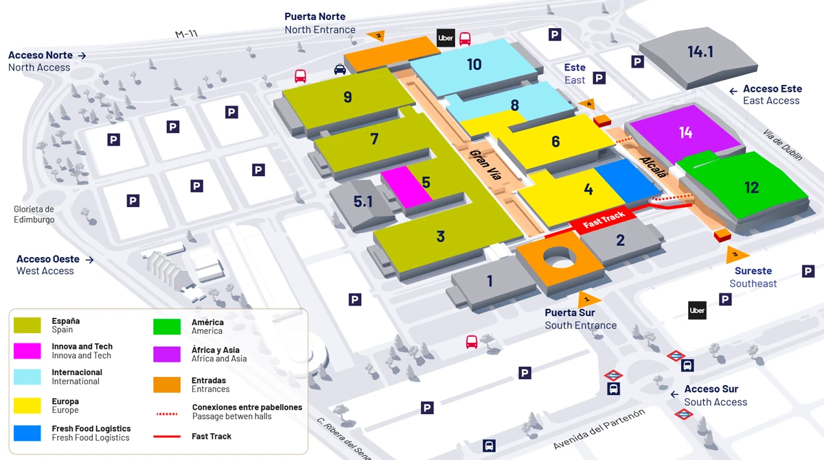 Layout map