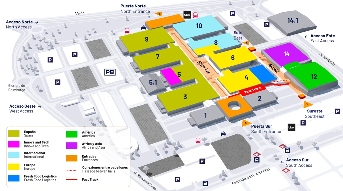 Layout map
