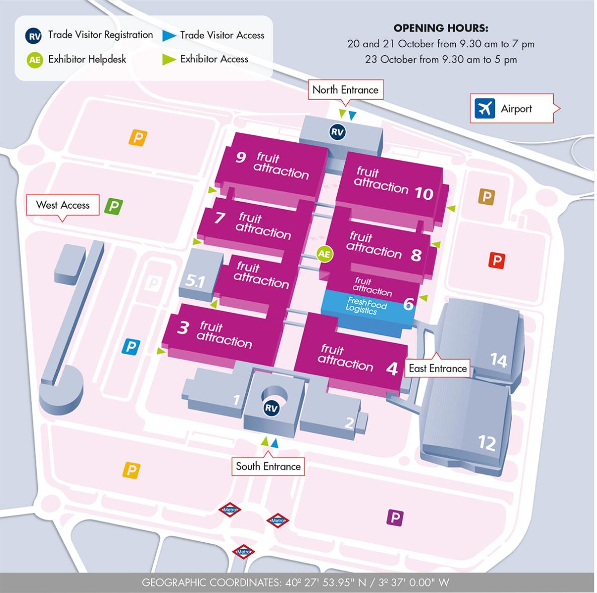 Flower Field Hall Map
