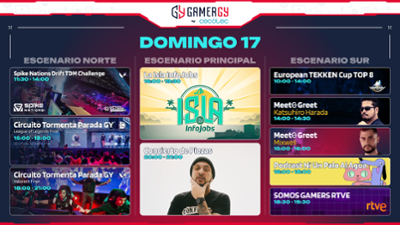 IMG_Horarios actividades domingo 17 GAMERGY 2023