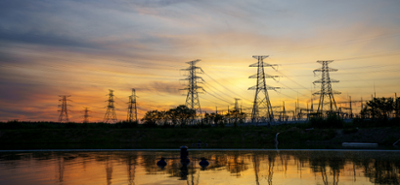 Foto tendido eléctrico