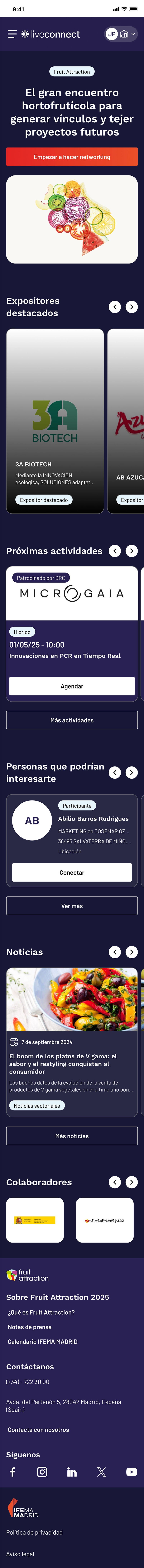 Home page screenshot