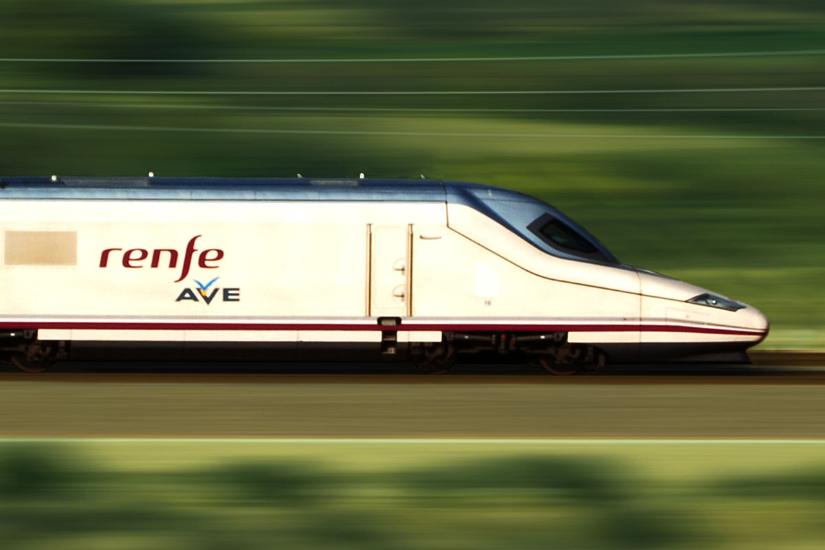 Train of the Renfe company