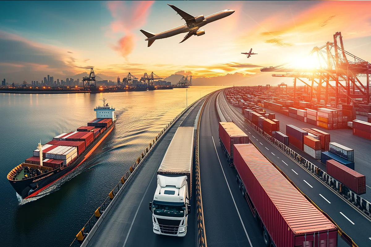 Different means of transport